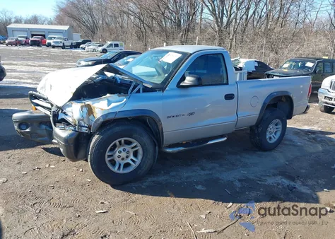 2002 Dodge Dakota из США, поврежденный, VIN 1B7GG16X82S683108